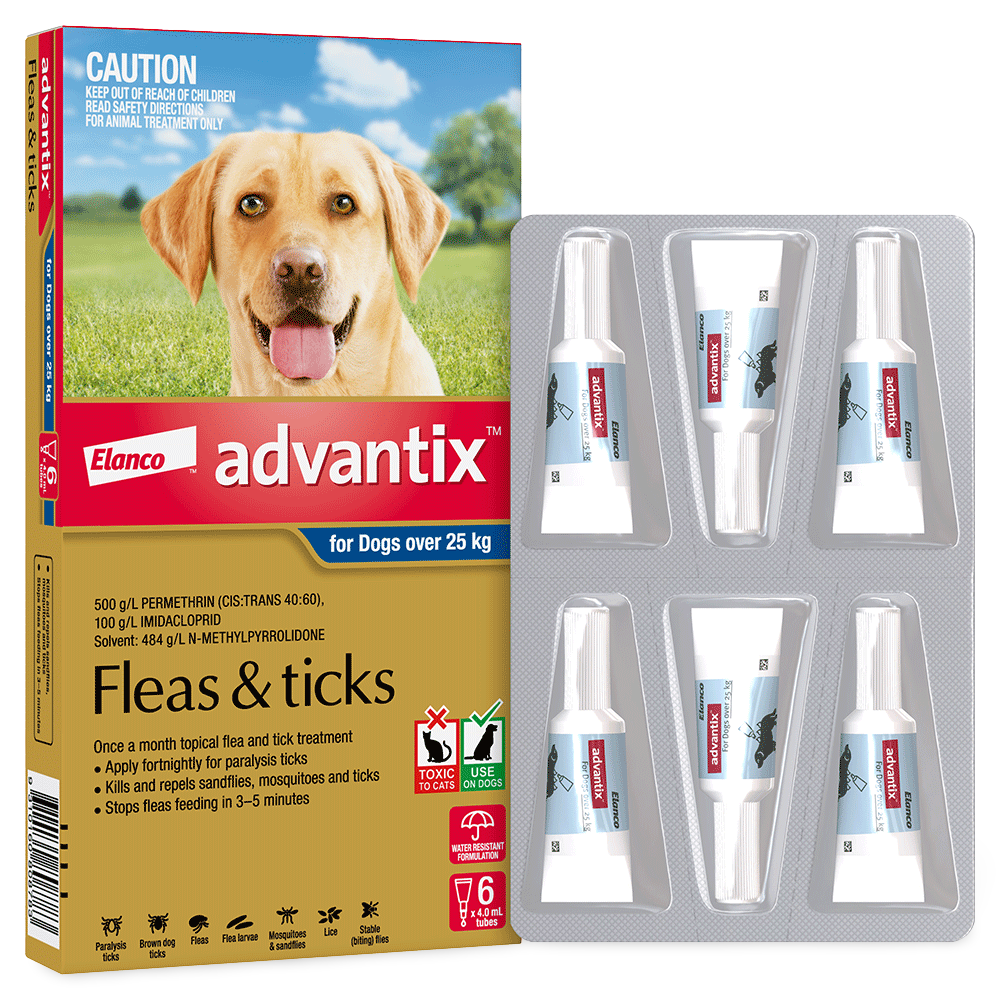 Extra Large Dogs Flea & Tick Spot-On Blue