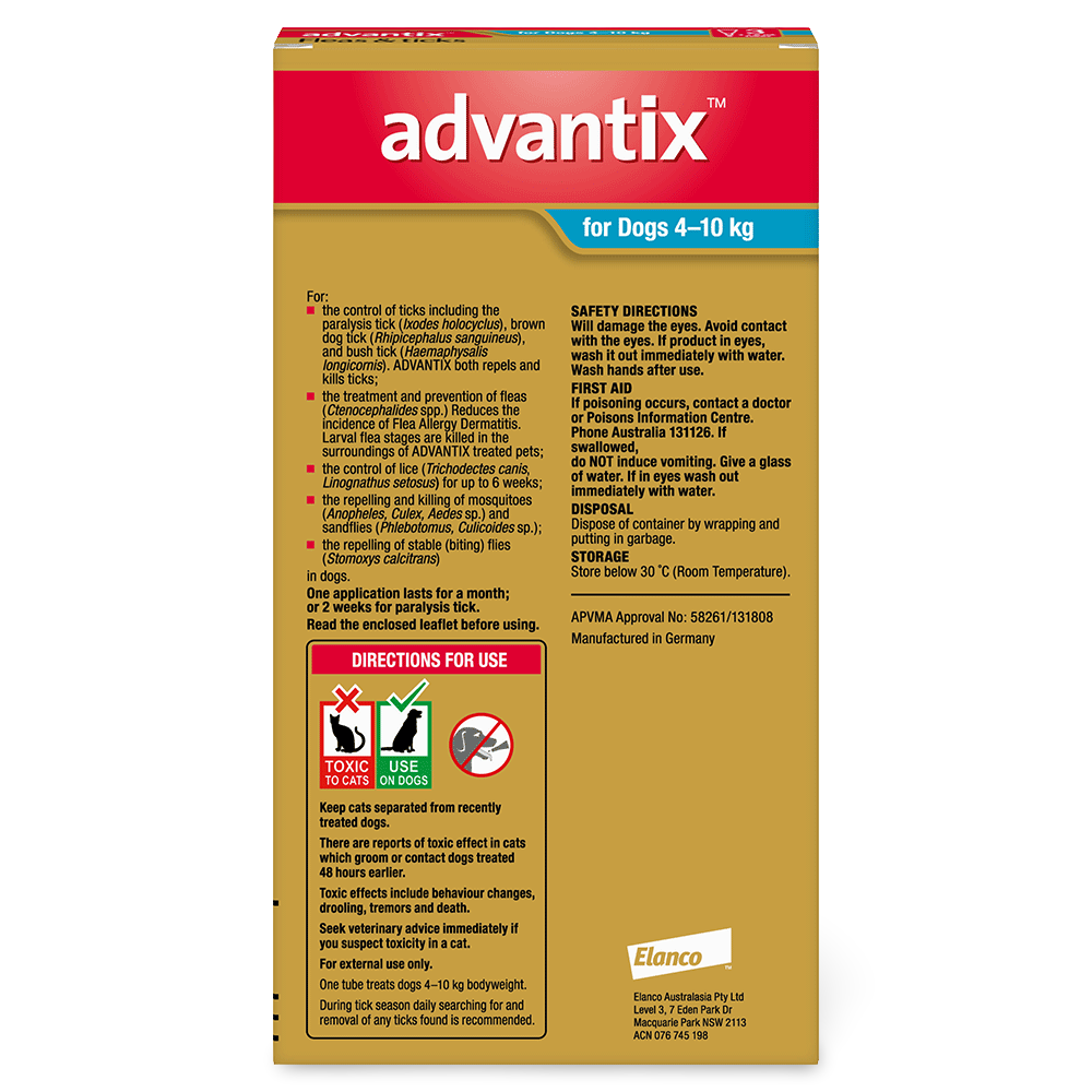 Medium Dogs Flea & Tick Spot-On Aqua