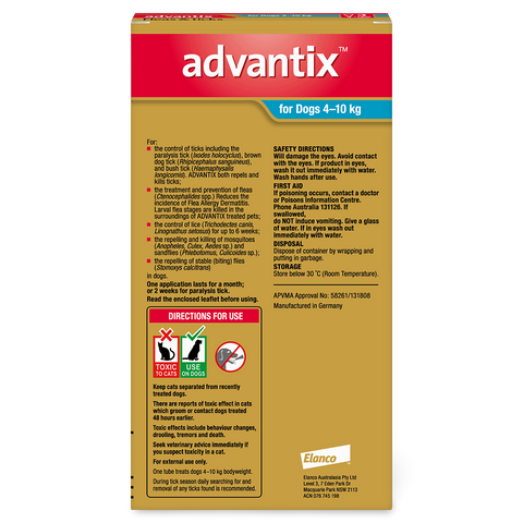 Medium Dogs Flea & Tick Spot-On Aqua