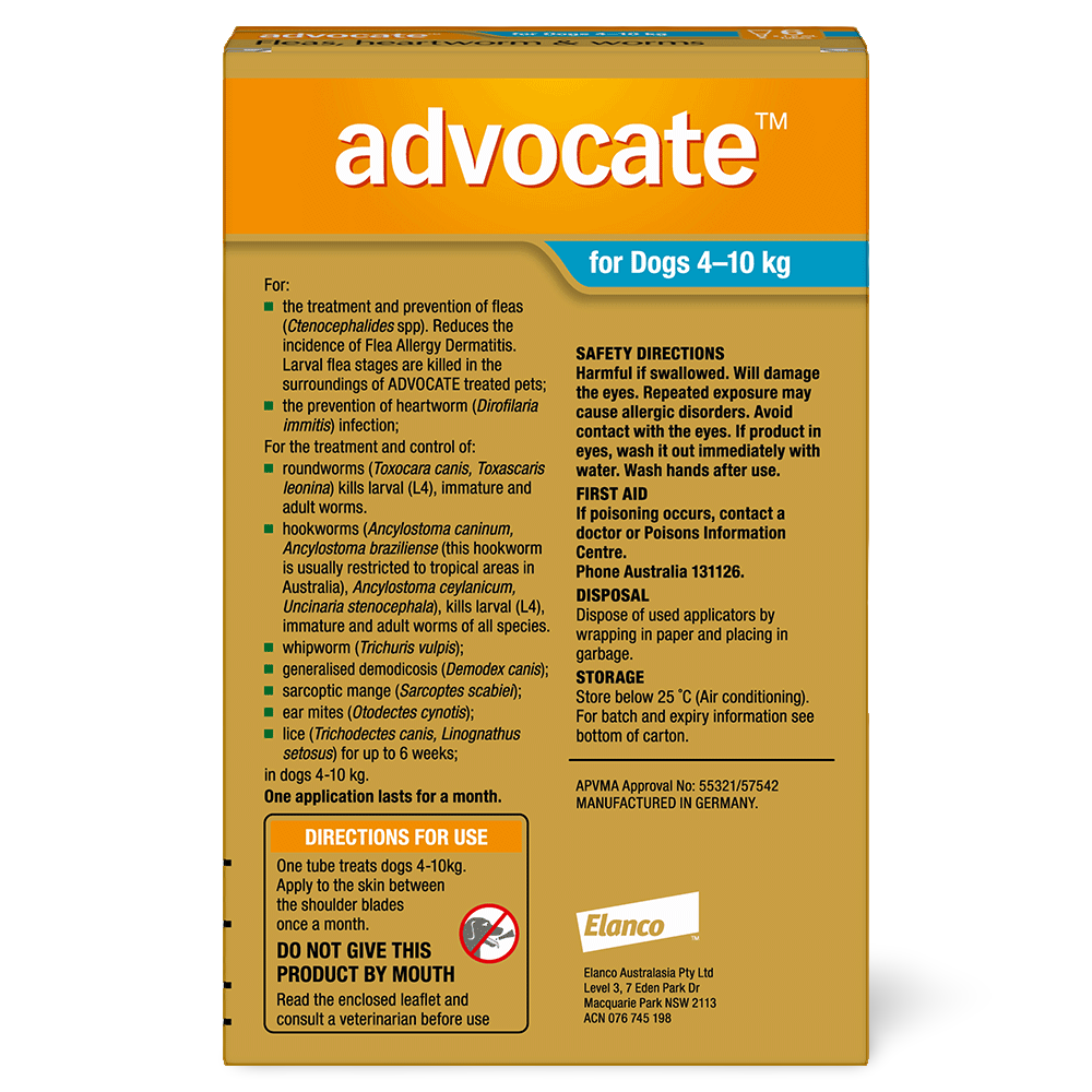 Aqua Flea & Worm Spot-On for Medium Dogs