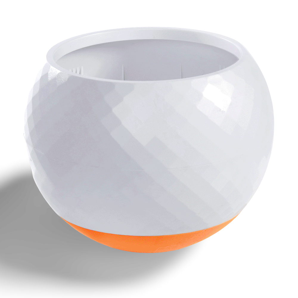 Wobbler Slow Feeder Pet Bowl Orange