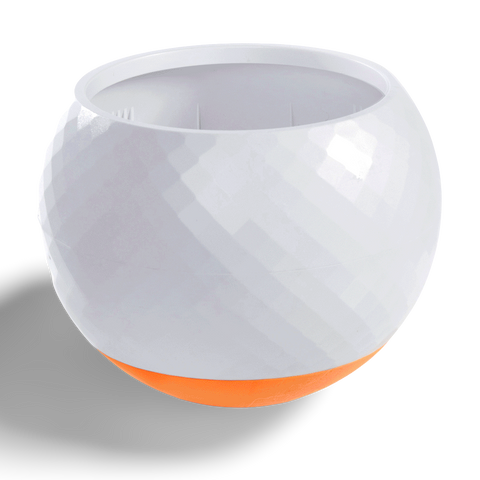 Wobbler Slow Feeder Pet Bowl Orange