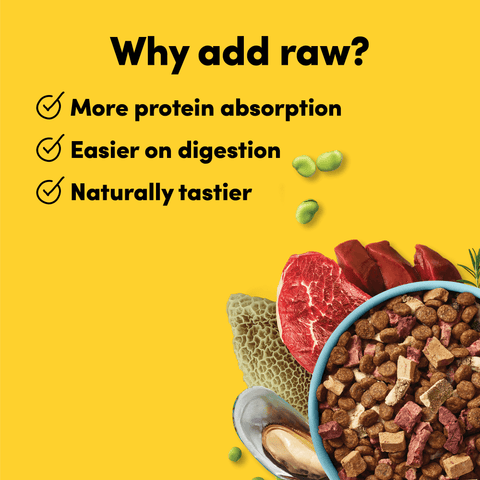 Raw Mix 33 Freeze Dried Grass Fed Beef Dry Dog Food