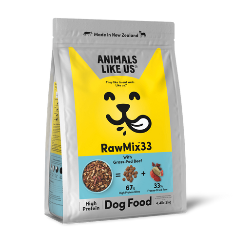 Raw Mix 33 Freeze Dried Grass Fed Beef Dry Dog Food