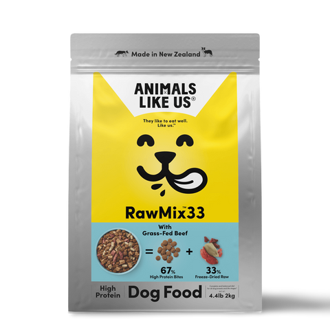 Raw Mix 33 Freeze Dried Grass Fed Beef Dry Dog Food
