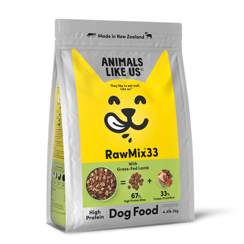 Raw Mix 33 Freeze Dried Grass Fed Lamb Dry Dog Food
