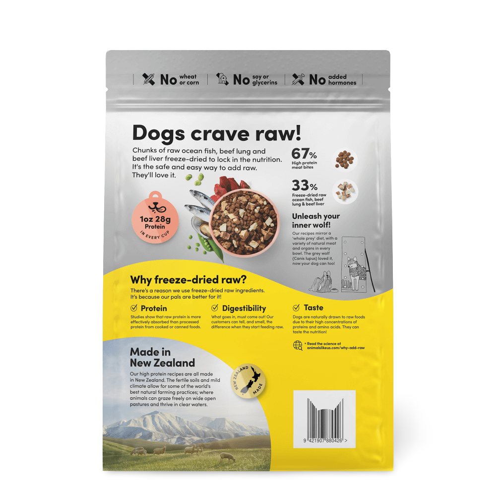 Raw Mix 33 Freeze Dried Ocean Fish Dry Dog Food