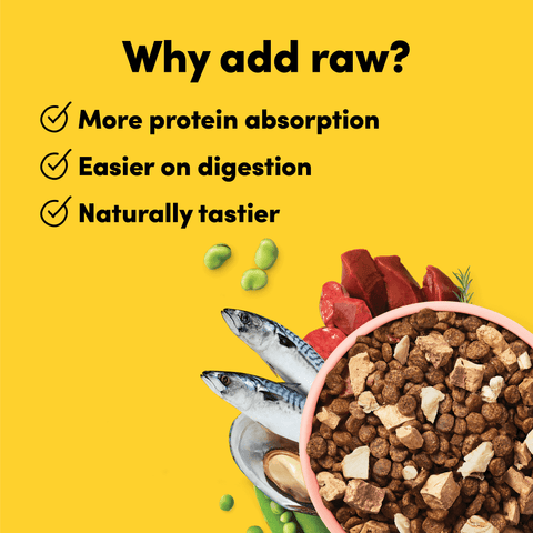 Raw Mix 33 Freeze Dried Ocean Fish Dry Dog Food