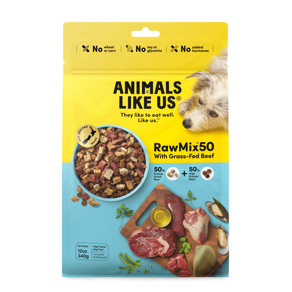 Raw Mix 50 Freeze Dried Grass Fed Beef Dry Dog Food