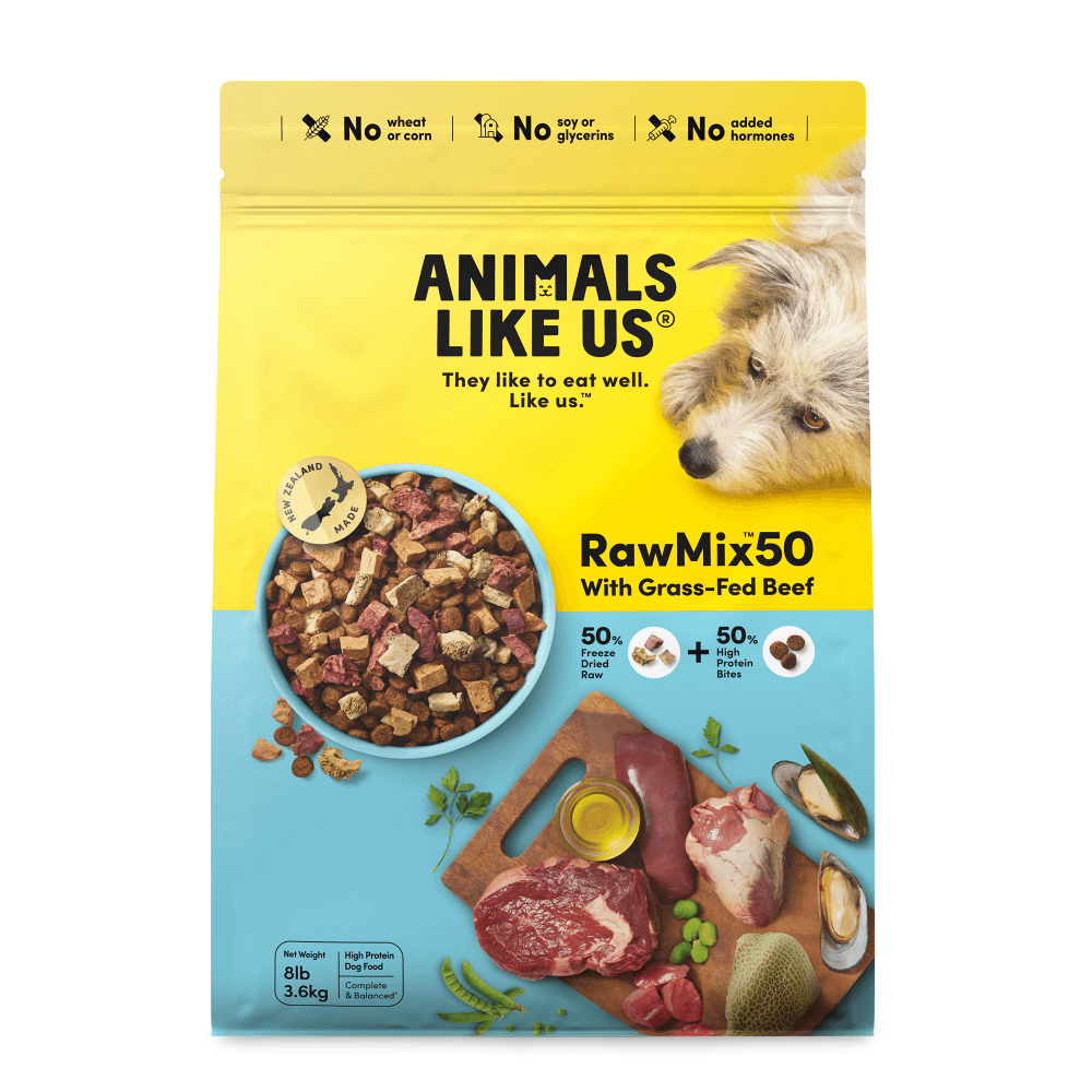 Raw Mix 50 Freeze Dried Grass Fed Beef Dry Dog Food