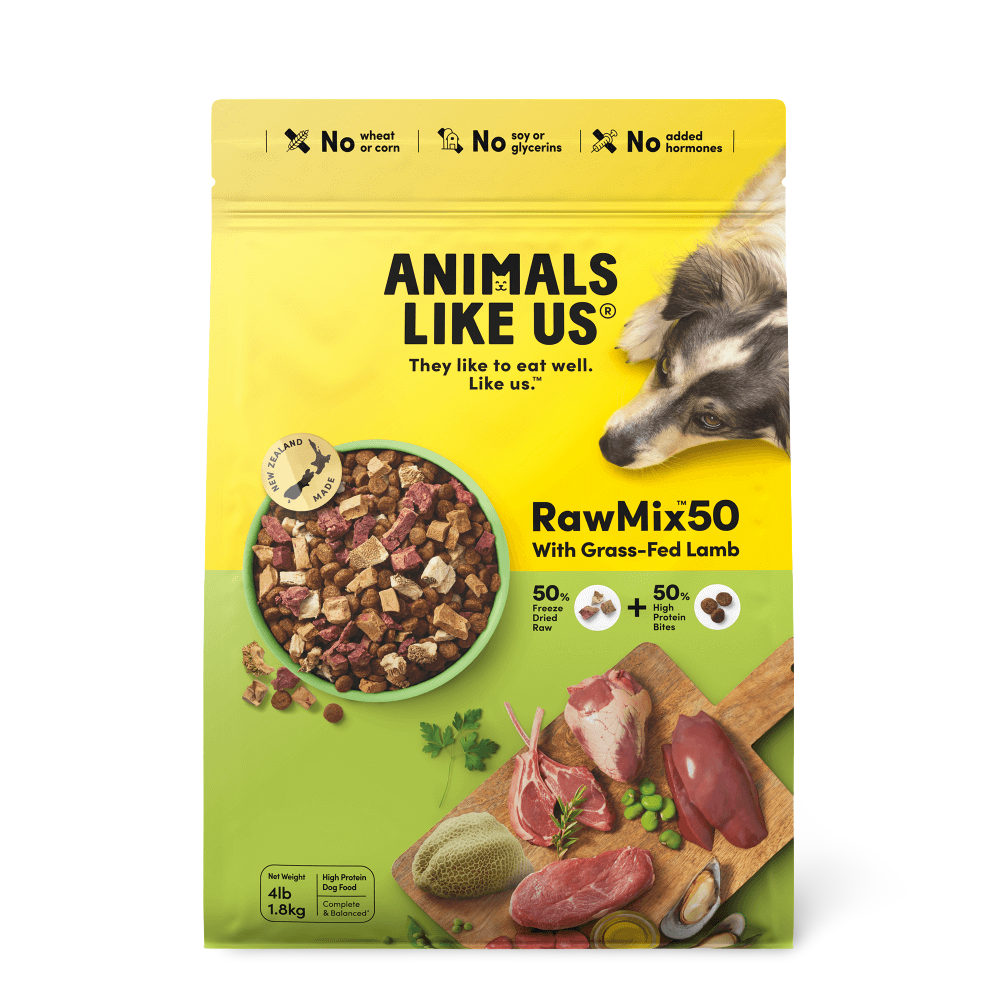 Raw Mix 50 Freeze Dried Grass Fed Lamb Dry Dog Food