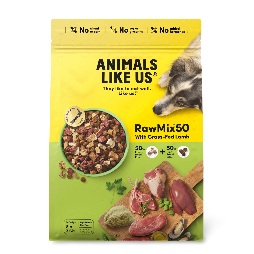 Raw Mix 50 Freeze Dried Grass Fed Lamb Dry Dog Food