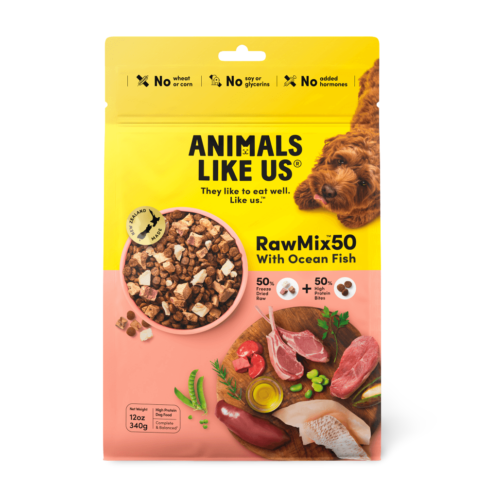Raw Mix 50 Freeze Dried Ocean Fish Dry Dog Food