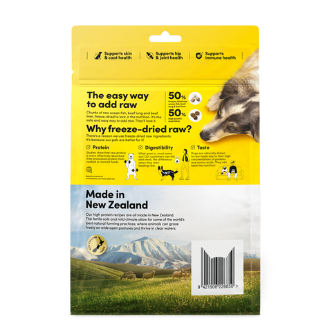 Raw Mix 50 Freeze Dried Ocean Fish Dry Dog Food