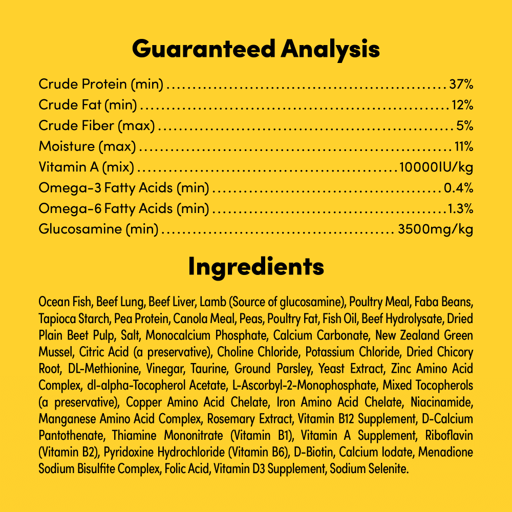 Raw Mix 50 Freeze Dried Ocean Fish Dry Dog Food