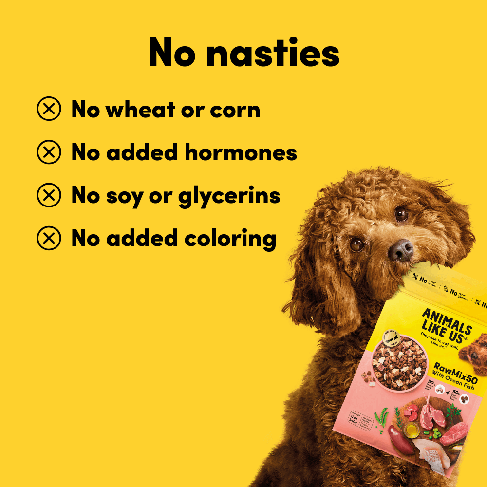 Raw Mix 50 Freeze Dried Ocean Fish Dry Dog Food