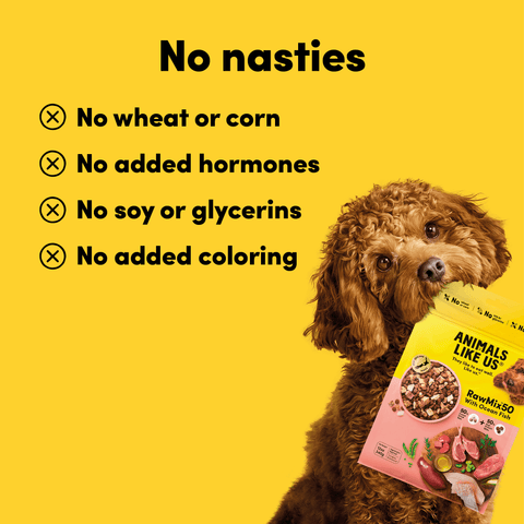 Raw Mix 50 Freeze Dried Ocean Fish Dry Dog Food