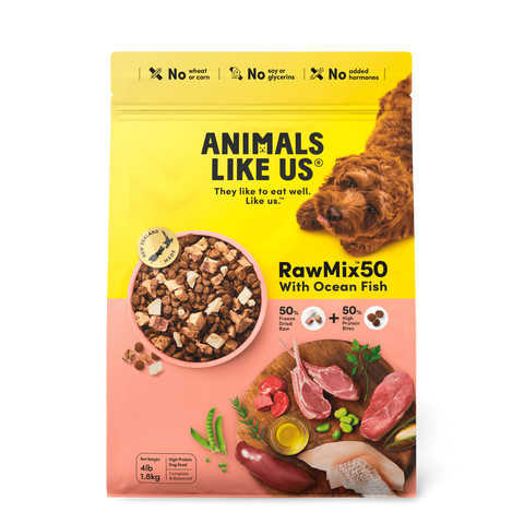 Raw Mix 50 Freeze Dried Ocean Fish Dry Dog Food