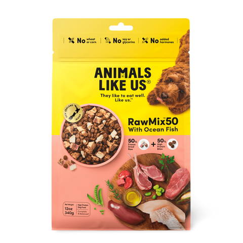 Raw Mix 50 Freeze Dried Ocean Fish Dry Dog Food
