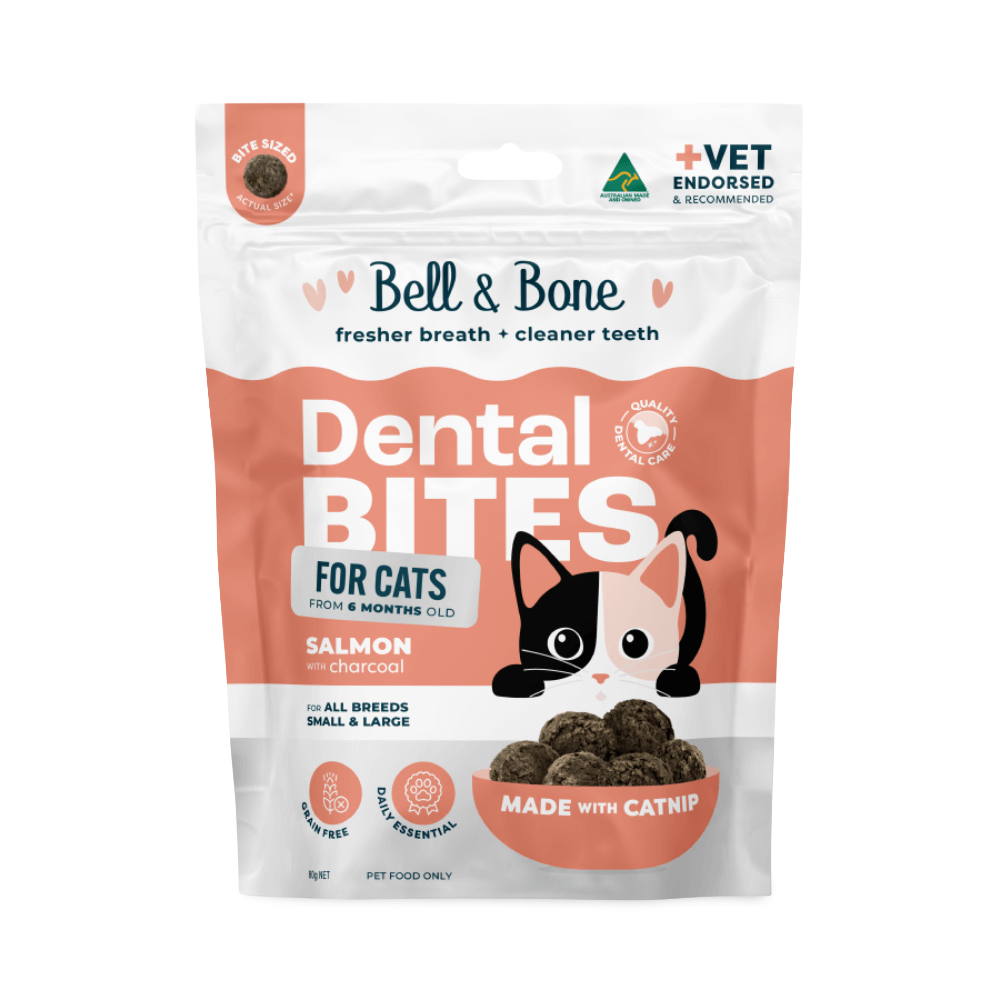 Adult Dental Bites Salmon With Charcoal Cat Treats