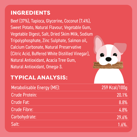 Beef Puppy Dental Chews Small