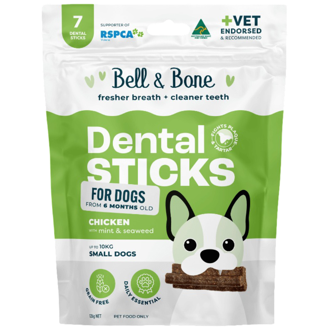 Chicken Mint And Seaweed Dental Dog Treats Small