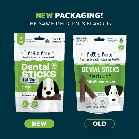 Chicken Mint And Seaweed Dental Dog Treats Small