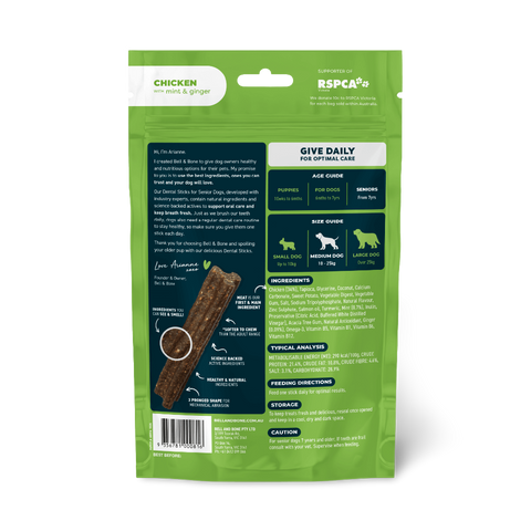 Chicken Senior Dental Chews Medium