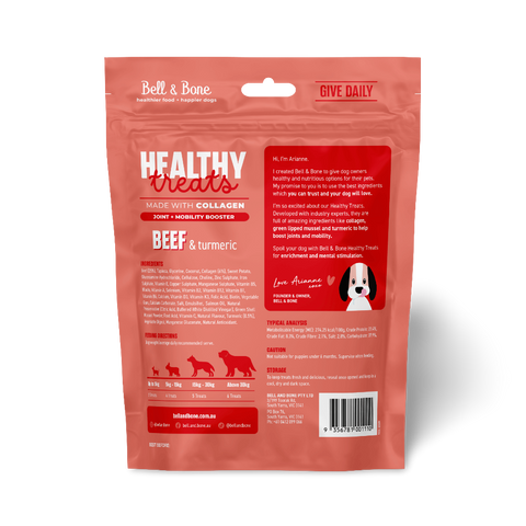 Healthy Dog Treats Beef And Tumeric