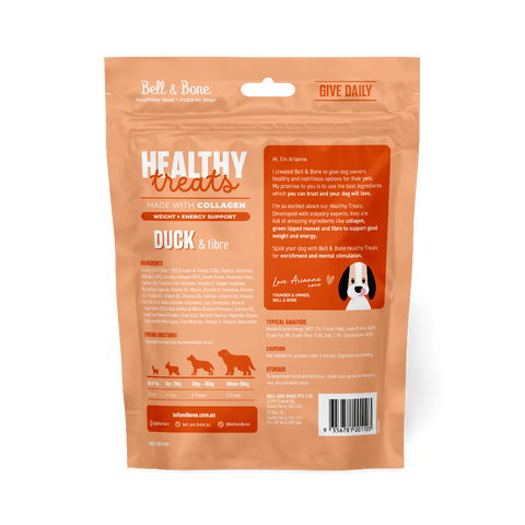 Healthy Dog Treats Duck And Fibre
