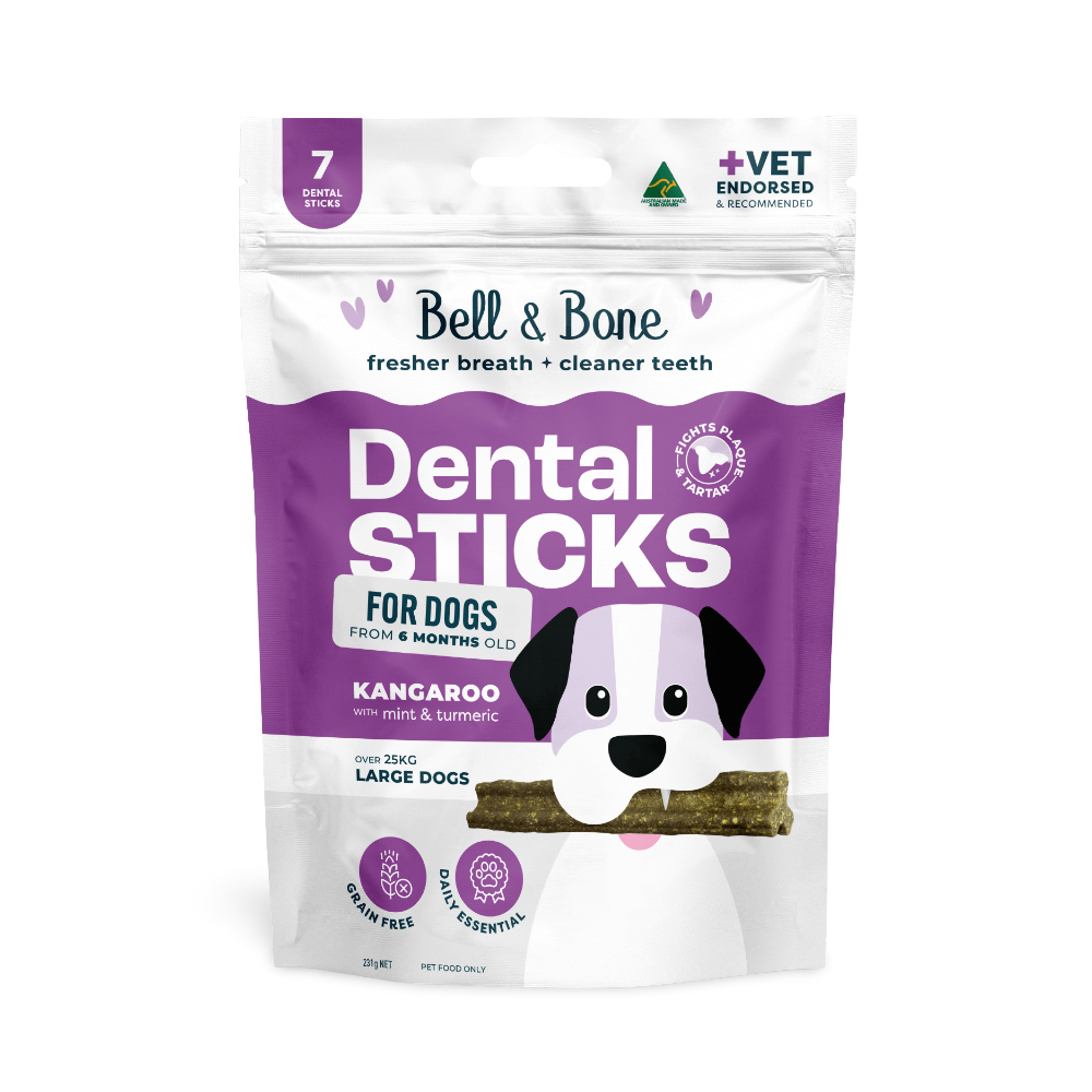 Kangaroo Mint Turmeric Dental Dog Treats Large