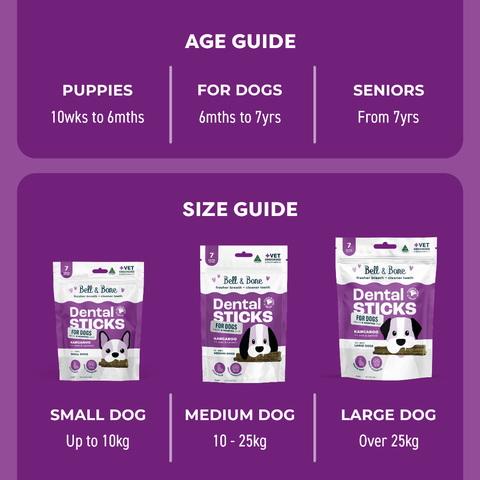 Kangaroo Mint Turmeric Dental Dog Treats Small