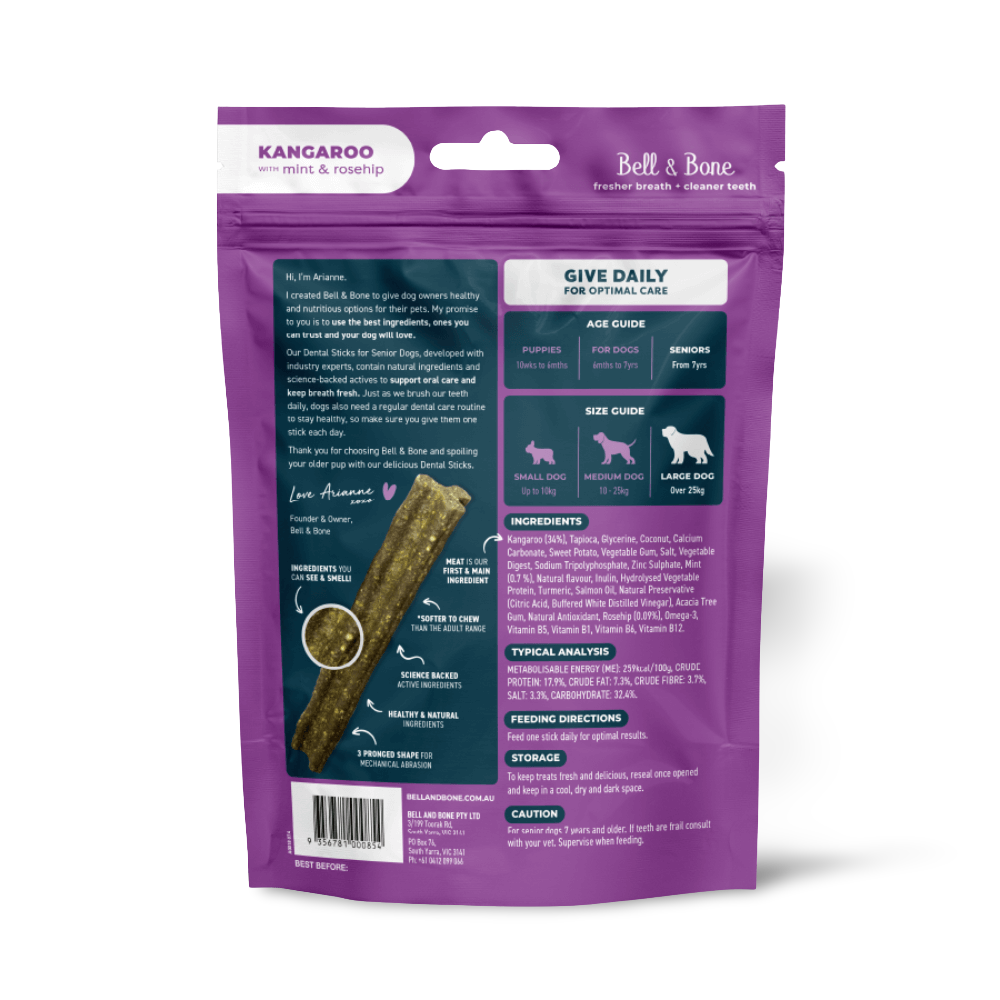 Kangaroo Senior Dental Chews Large