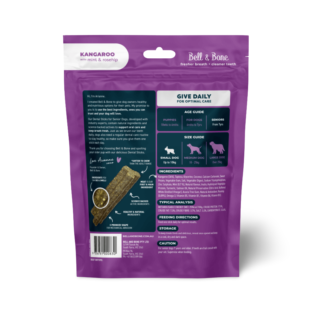 Kangaroo Senior Dental Chews Small