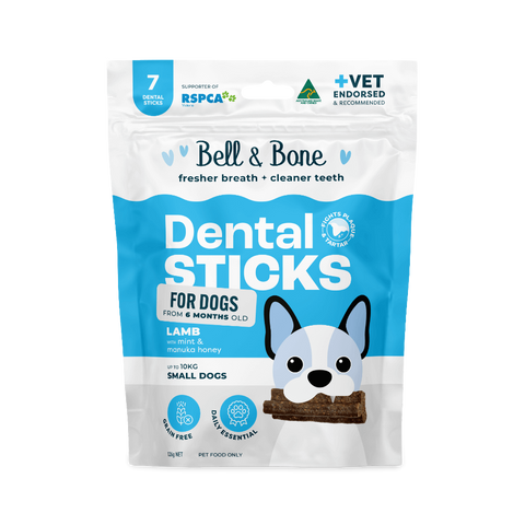 Lamb Mint Manuka Honey Dental Dog Treats Small