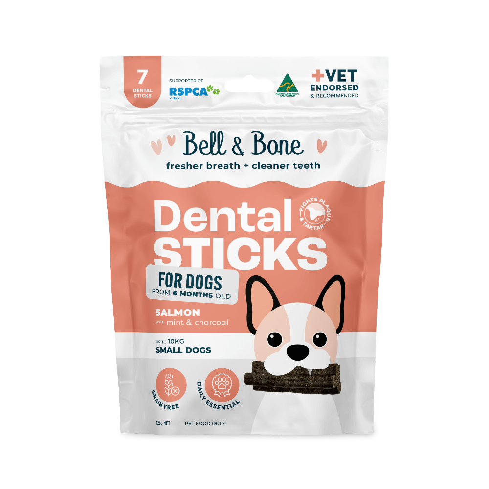 Salmon Mint And Charcoal Dental Dog Treats Small