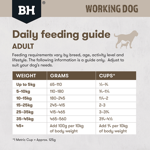Working Dog Beef Lamb Adult Dry Dog Food