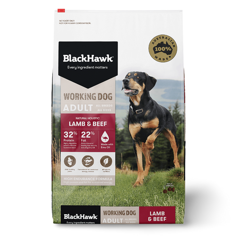 Working Dog Beef Lamb Adult Dry Dog Food