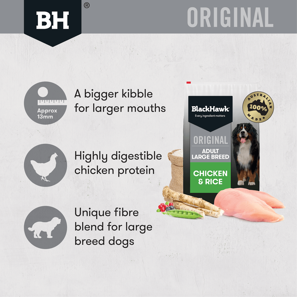 Chicken & Rice Large Breed Adult Dry Dog Food