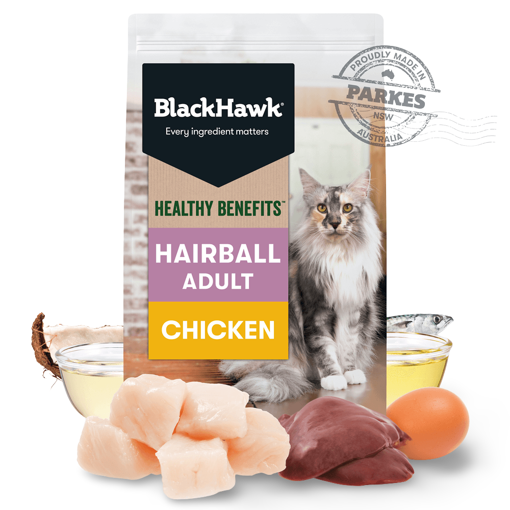 Healthy Benefits Dry Cat Food Adult Hairball Chicken