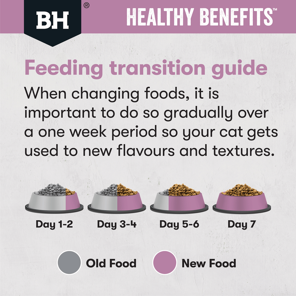 Healthy Benefits Dry Cat Food Adult Hairball Chicken