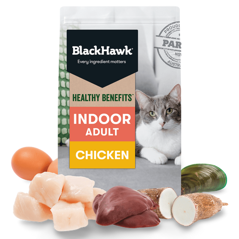 Healthy Benefits Dry Cat Food Adult Indoor Chicken