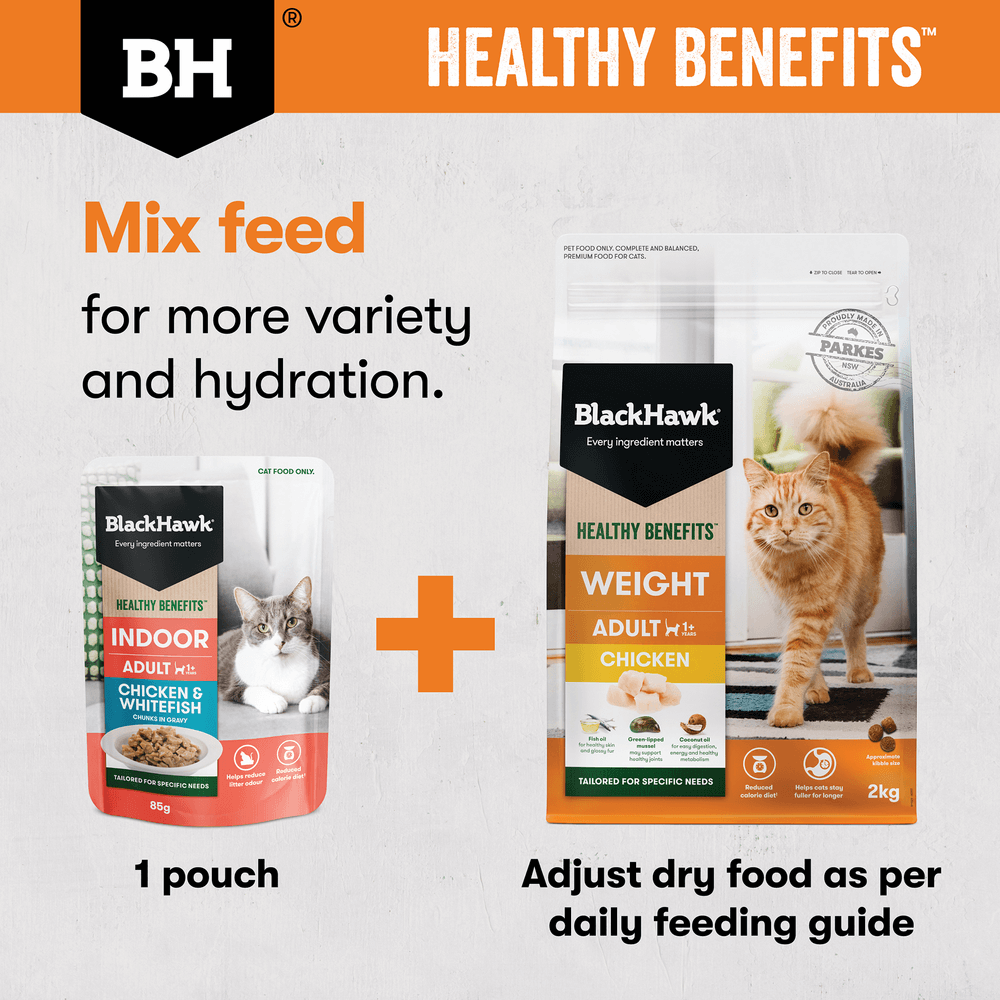 Healthy Benefits Dry Cat Food Adult Weight Chicken