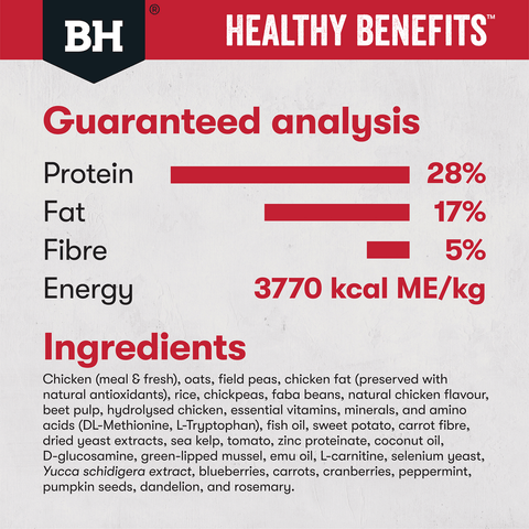 Healthy Benefits Joints & Muscles Chicken Adult Dry Dog Food
