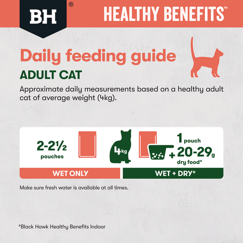 Healthy Benefits Wet Cat Food Adult Indoor Chicken And Fish In Gravy Pouches