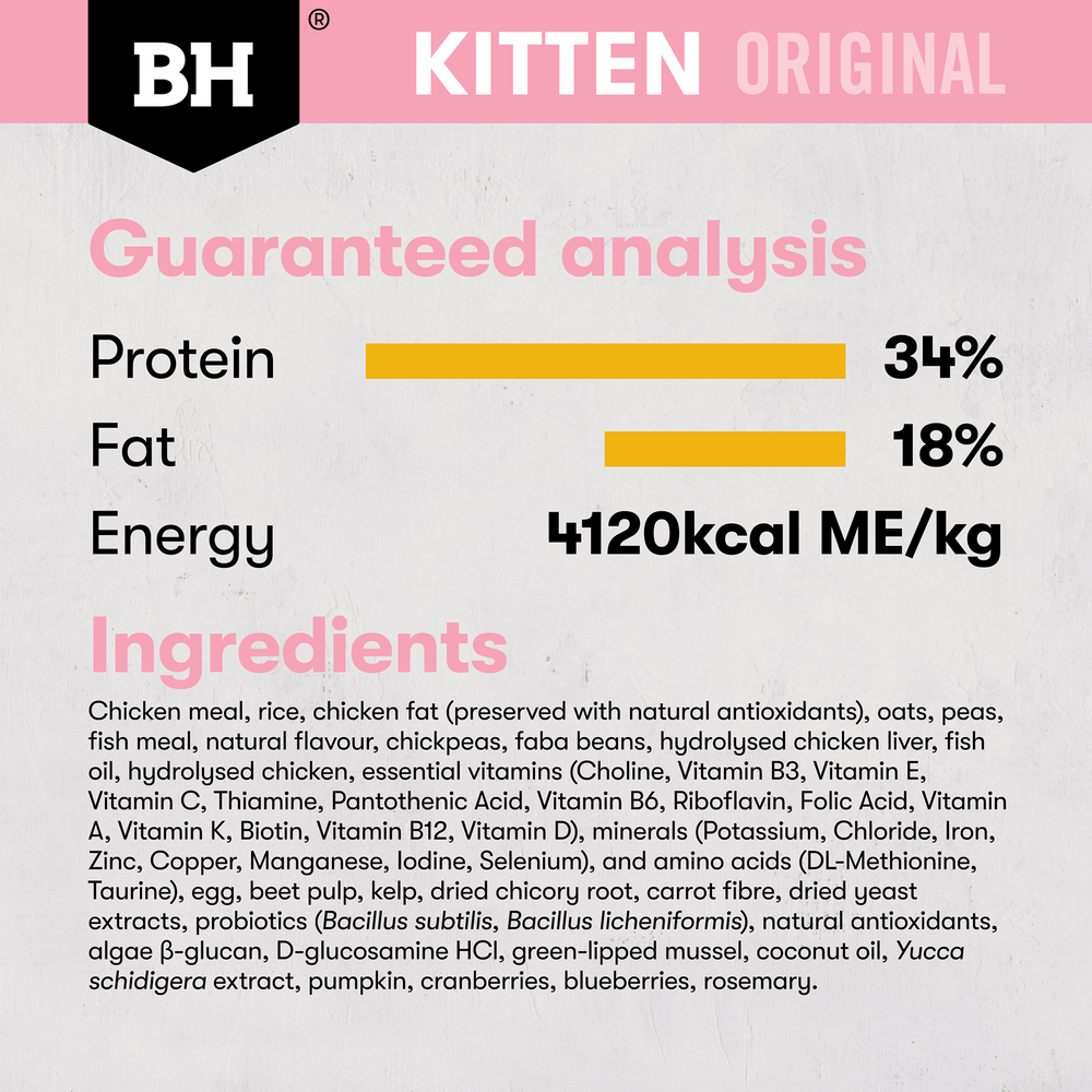 Original Dry Cat Food Kitten Chicken