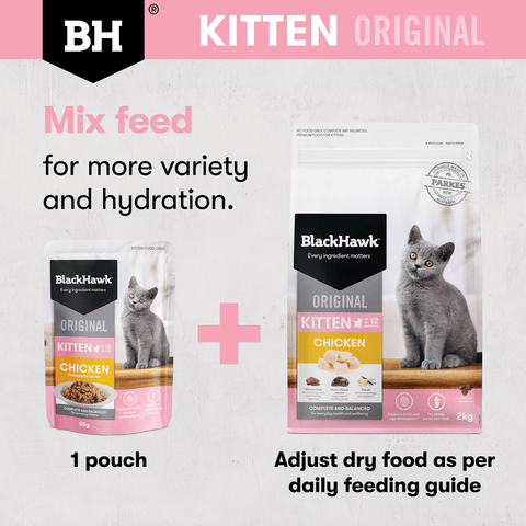 Wet Cat Food Kitten Chicken In Gravy Pouches