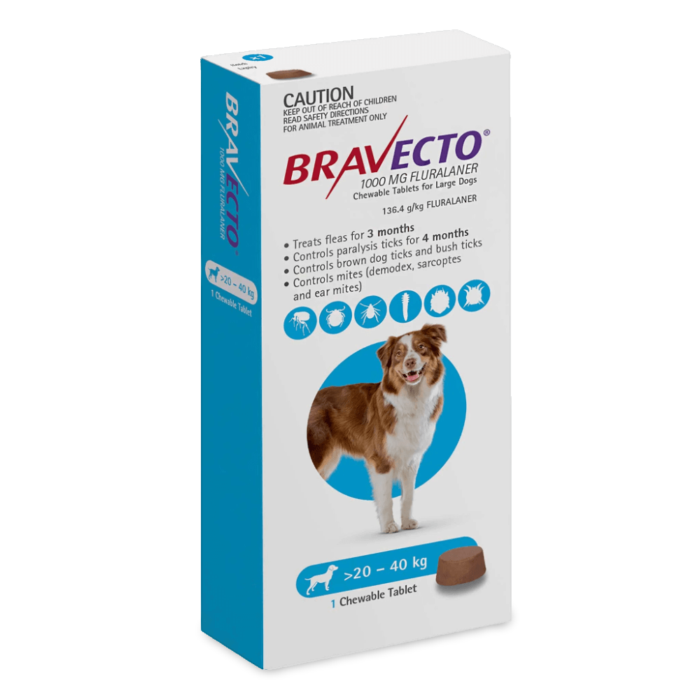 Chews Flea & Tick Large Dog Blue