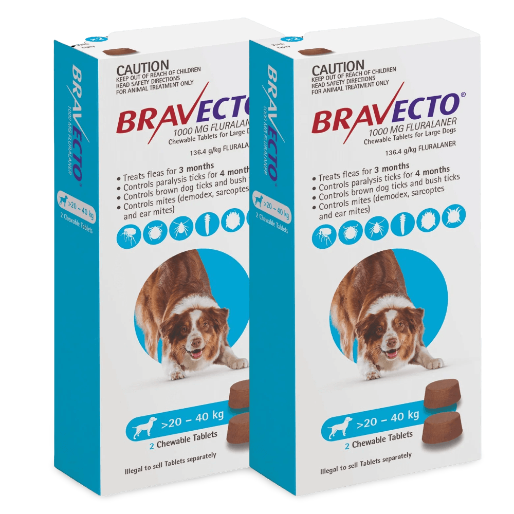 Chews Flea & Tick Large Dog Blue