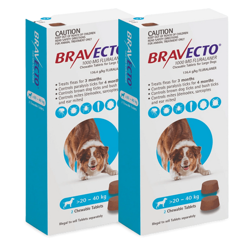 Chews Flea & Tick Large Dog Blue